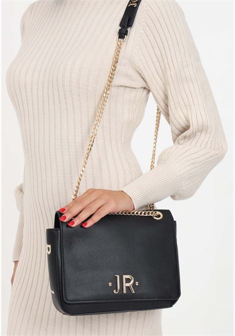 Black shoulder bag with chain for women RICHMOND | Bags | RWA23239BOF9BLACK/GOLD