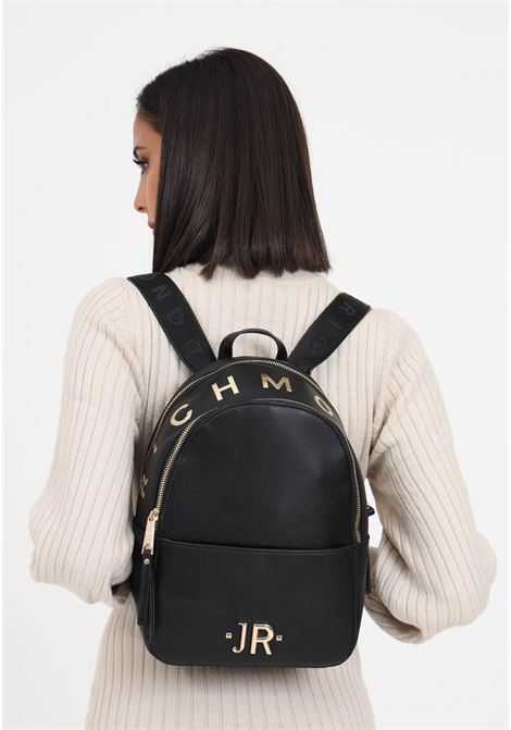 Black chain shoulder bag for women RICHMOND | Backpacks | RWA23241ZAF9BLACK/GOLD