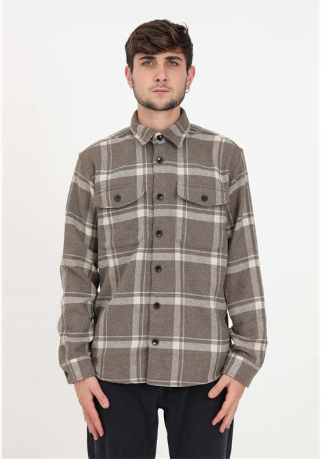 Men's oversized plaid shirt SELECTED HOMME | Shirt | 16086503SAND