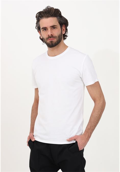 Men's white casual t-shirt SELECTED HOMME | T-shirt | 16087852BRIGHT WHITE