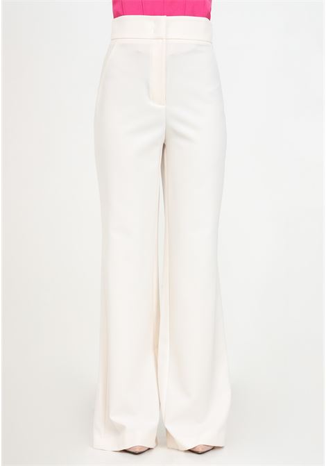 Pantaloni bianchi a palazzo con spacchi da donna SILENCE | Pantaloni | PANTALONE PALAZZO SPACCHIMILK