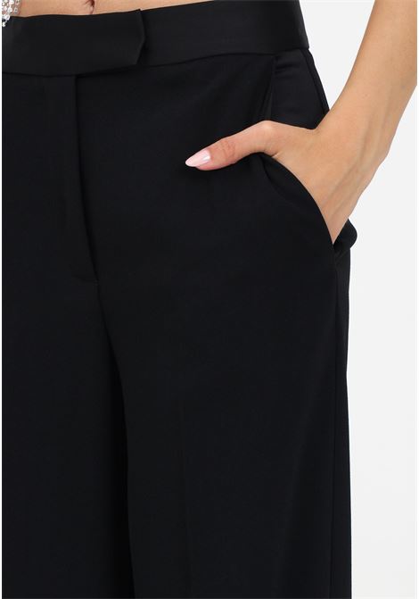 Pantalone elegante nero da donna SIMONA CORSELLINI | Pantaloni | A23CEPA030-01-TENV00080003