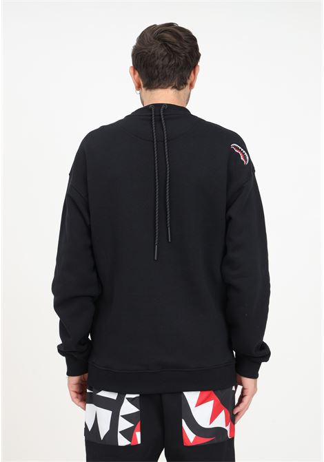 Black sweatshirt with men's print SPRAYGROUND | SP365BLKBLACK