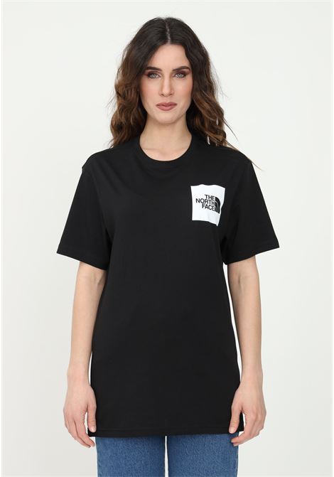 T-shirt casual nera per uomo e donna con logo THE NORTH FACE | T-shirt | NF00CEQ5JK31JK31