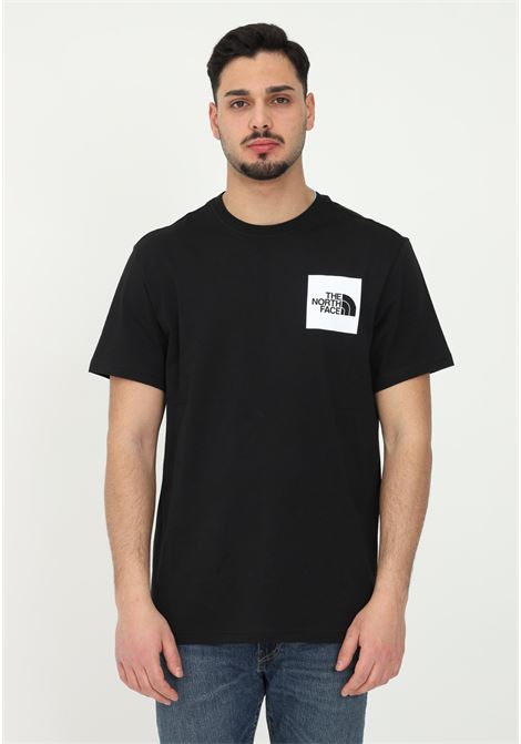 Black casual t-shirt for men and women with logo THE NORTH FACE | T-shirt | NF00CEQ5JK31JK31
