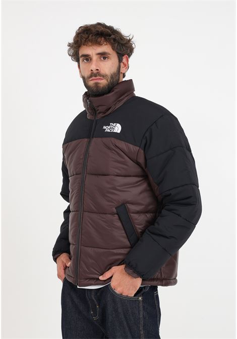 Brown padded high-neck jacket for men THE NORTH FACE | Jackets | NF0A4QYZLOS1LOS1