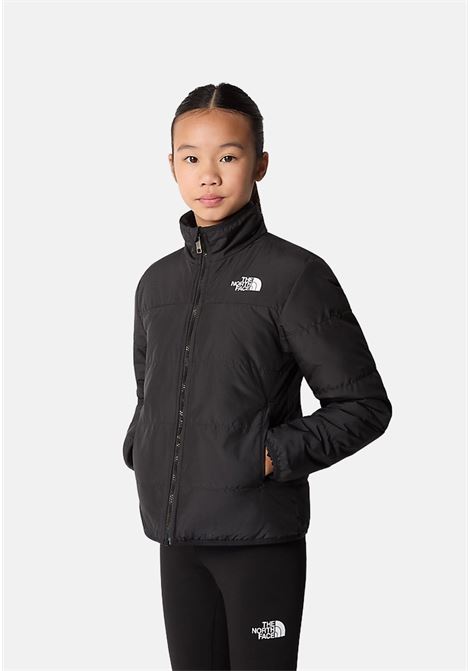 Reversible black jacket with logo for girls THE NORTH FACE | Jackets | NF0A82YCJK31JK31