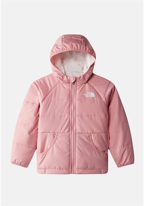 Reversible pink down jacket with hood for girls THE NORTH FACE | Jackets | NF0A82YPI0R1I0R1