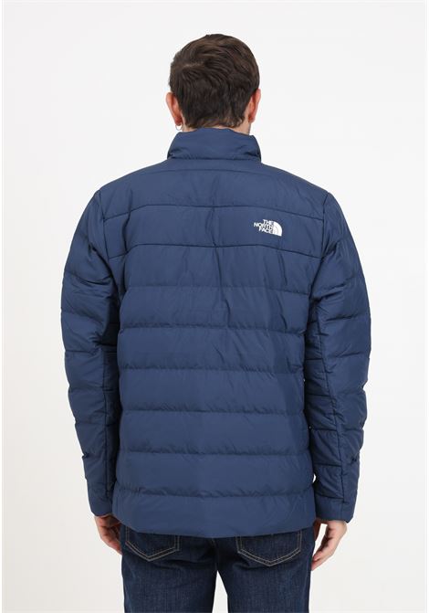 Blue quilted down jacket with men's logo THE NORTH FACE | Jackets | NF0A84HZ8K218K21