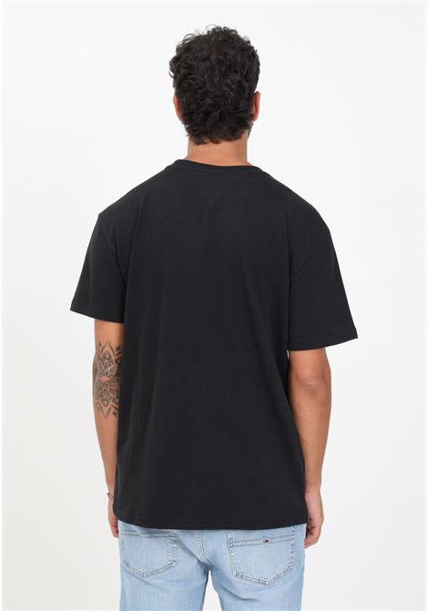 Black men's t-shirt with logo patch TOMMY JEANS | T-shirt | DM0DM16320BDSBDS