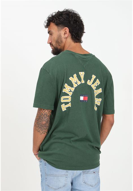 CLSC Curved men's green t-shirt TOMMY JEANS | T-shirt | DM0DM16830L2ML2M