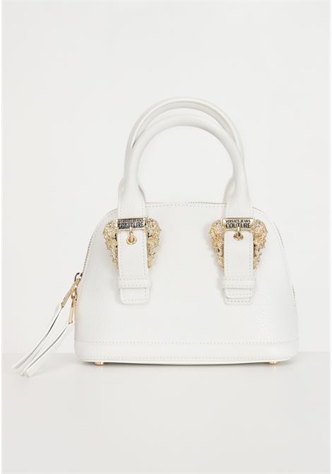 Women's white casual bag with baroque buckles VERSACE JEANS COUTURE | Bag | 74VA4BF7ZS413003