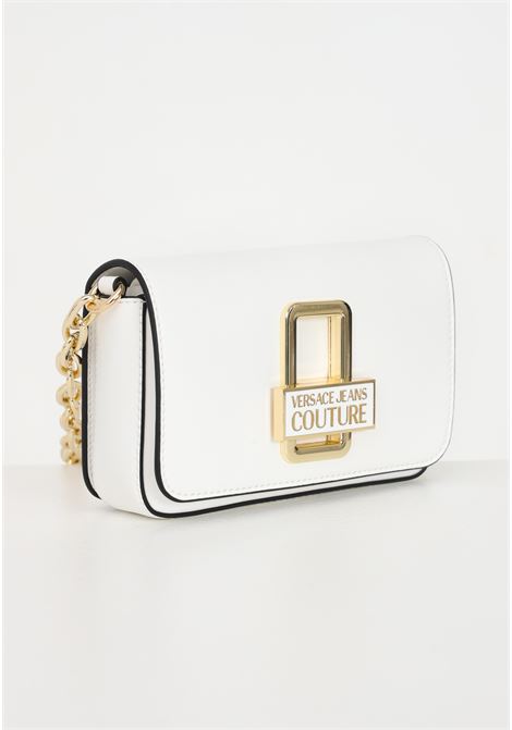 White shoulder bag for women with front logo VERSACE JEANS COUTURE | Bag | 74VA4BR2ZS585003