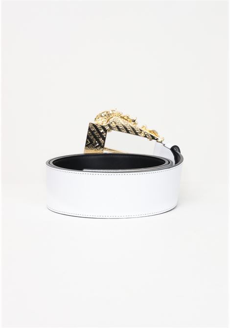 Cinturone bianco da donna con fibbia Baroque VERSACE JEANS COUTURE | Cinture | 74VA6F0271627003