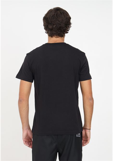 T-shirt nera con logo da uomo VERSACE JEANS COUTURE | T-shirt | 75GAHT06CJ00TG89