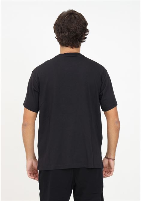 T-shirt nera con logo da uomo VERSACE JEANS COUTURE | T-shirt | 75GAHT11CJ00T899