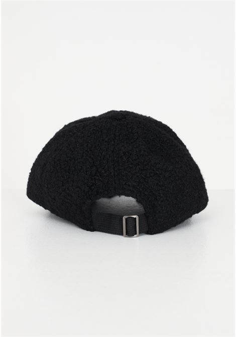 Cappello nero con visiera e ricamo da uomo e donna VERSACE JEANS COUTURE | Cappelli | 75GAZK24ZS801899