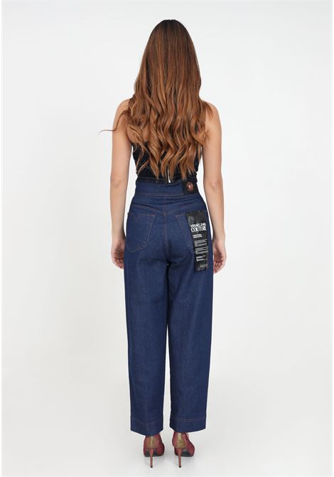 High waisted dark denim jeans for women VERSACE JEANS COUTURE | Jeans | 75HAB508DW023L54904