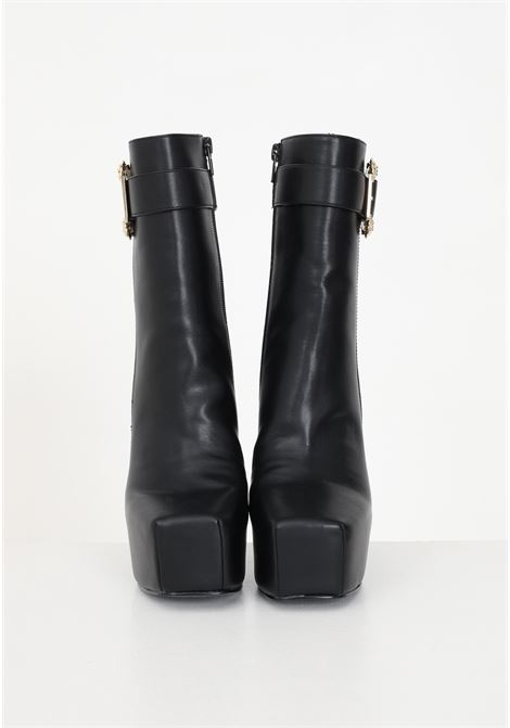 Black hurley platform boots for women VERSACE JEANS COUTURE | Boots | 75VA3S0271570899