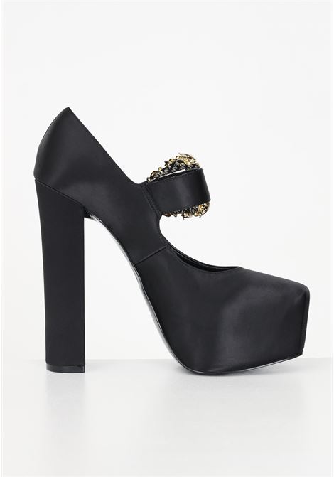 Hurley black pumps for women VERSACE JEANS COUTURE | Party Shoes | 75VA3S03ZS185899