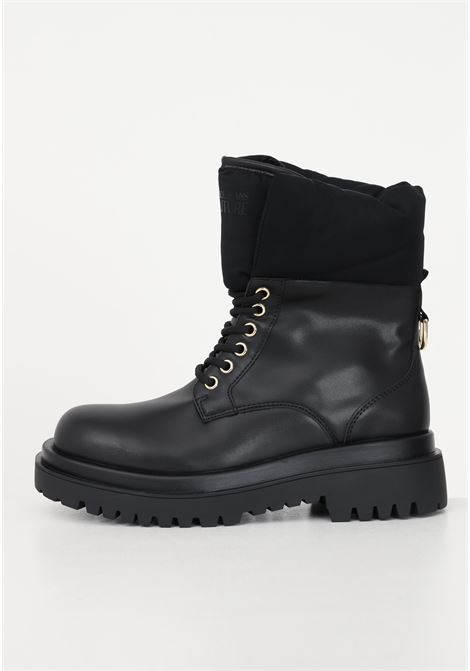 Black lace-up ankle boots for women VERSACE JEANS COUTURE | Ancle Boots | 75VA3S62ZS870899