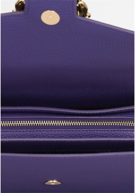 Purple shoulder bag with baroque buckle for women VERSACE JEANS COUTURE | Bags | 75VA4BF1ZS413308