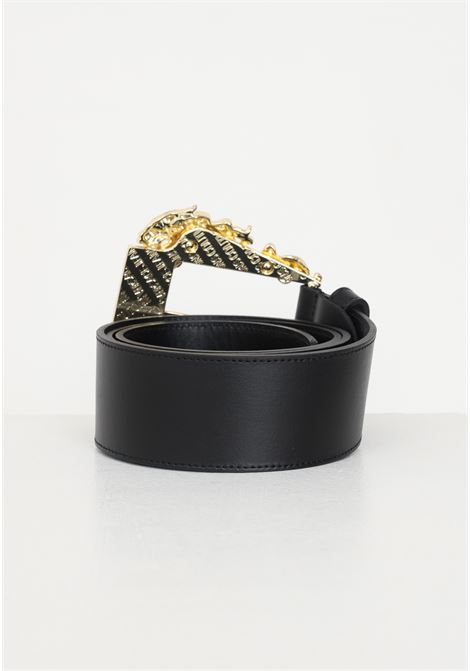 Black belt with baroque buckle for women VERSACE JEANS COUTURE | Belts | 75VA6F0271627899