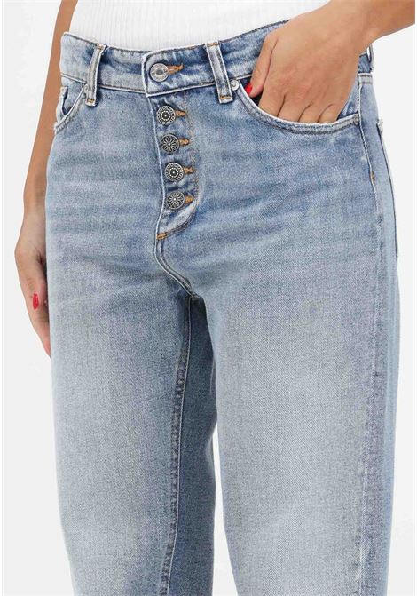 Baggy fit jeans in light denim for women VICOLO | Jeans | DR5049A DENIM BLU