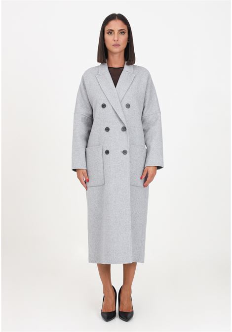 Gray wool coat for women VICOLO | Coat | TR0001GRIGIO
