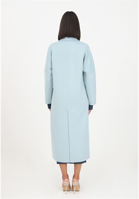 Light blue wool coat for women VICOLO | Coat | TR0001POLVERE