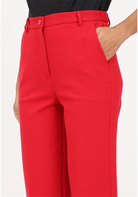 Pantalone elegante rosso da donna VICOLO | Pantaloni | TR0257RU 35