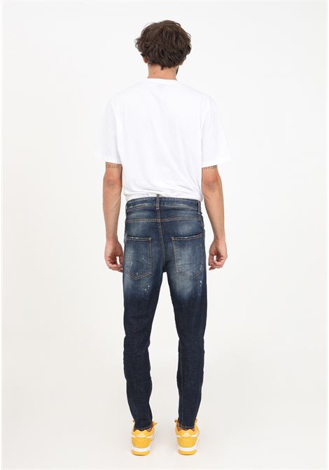 Jeans in denim con catenina da uomo YES LONDON | Jeans | XJ3104.