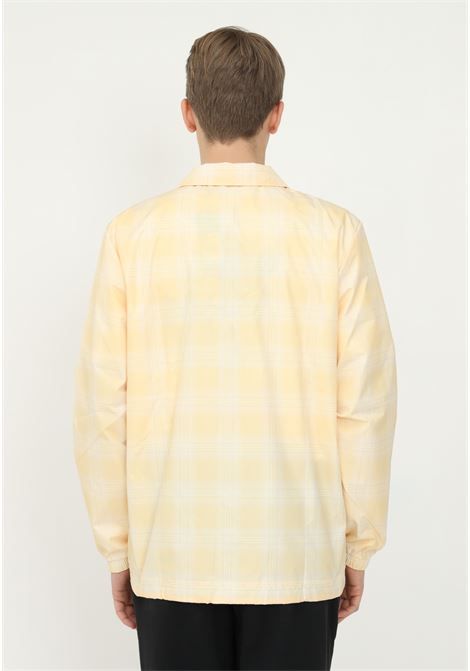 Yellow men's jacket with checked print  ADIDAS | HC9474.