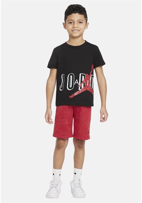 Two-tone outfit for boys and girls with logo print JORDAN | 85B225R78