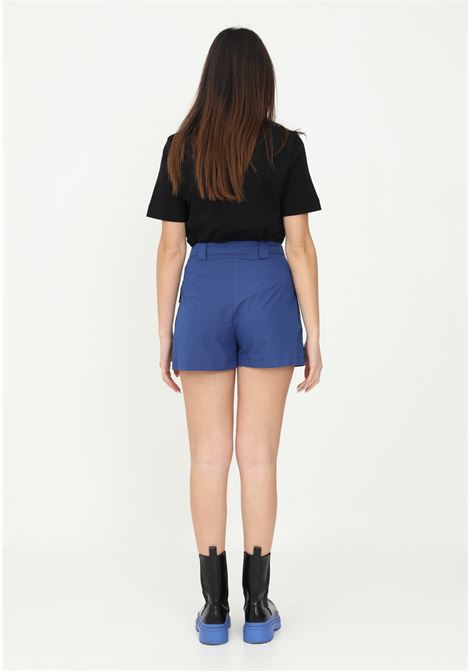 Shorts blu da donna love moschino con tasconi frontali LOVE MOSCHINO | Shorts | WO17080T245AY56