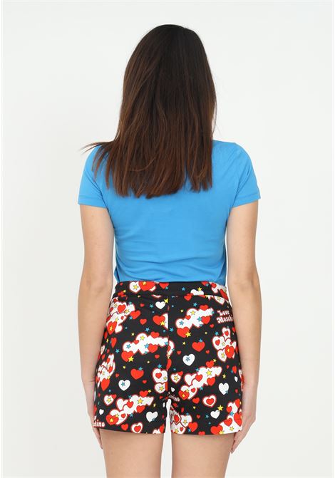 Shorts multicolor da donna con tasche sul davanti LOVE MOSCHINO | Shorts | WO18200S38290013