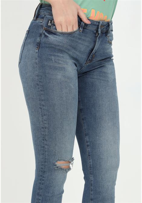 Women's jeans with front abrasion LOVE MOSCHINO | Jeans | WQ3878DS3759054C