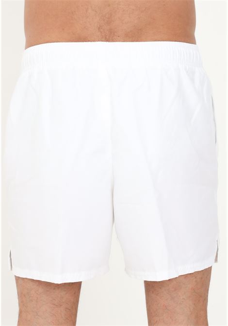 Shorts mare bianco da uomo con swoosh NIKE | Beachwear | NESSA560100