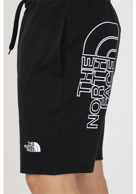 Shorts sportivo nero da uomo con logo THE NORTH FACE | Shorts | NF0A3S4FJK31JK31
