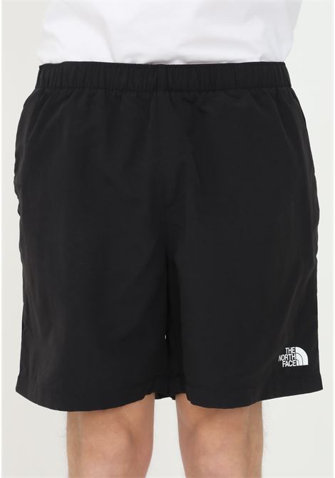 Shorts mare nero da uomo con stampa logo THE NORTH FACE | Beachwear | NF0A5IG5JK31JK31