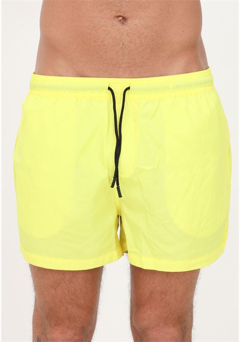 Solid yellow men's swim shorts 4GIVENESS | Beachwear | FGBM2601GIALLO NEW