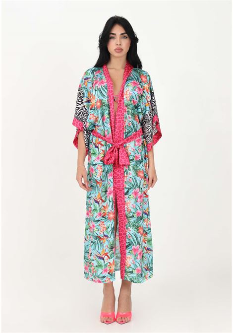 Kimono with Leo Pink Flamingo pattern 4GIVENESS | FGCW2433200