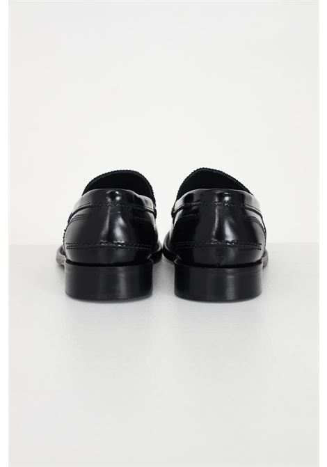 Mocassino classico in pelle liscia nero da uomo ABNER | Party Shoes | COLLEGENERO