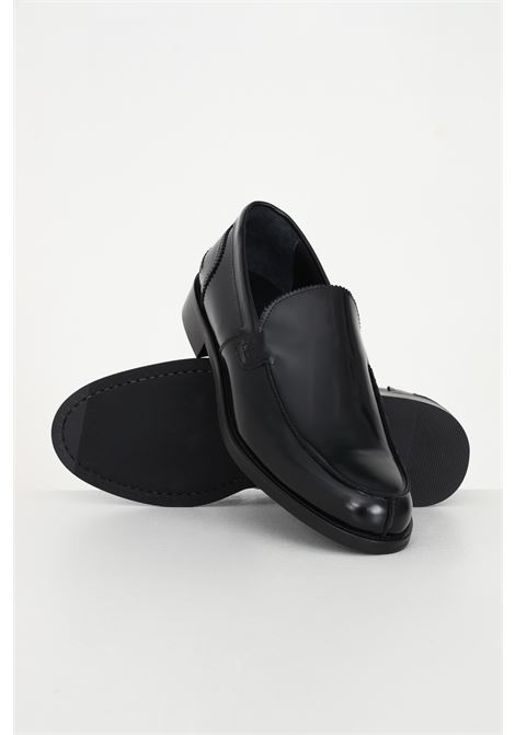 Mocassino classico in pelle liscia nero da uomo ABNER | Party Shoes | COLLEGENERO