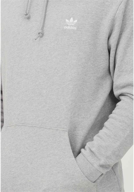 Gray hoodie for men Hoodie loungewear trefoil essentials ADIDAS | FM9958.