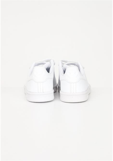 Sneakers sportive Stan Smith bianche per bambino e bambina con strappi ADIDAS | Sneakers | FX7535.