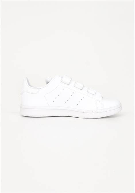 White Stan Smith sports sneakers for boys and girls with straps ADIDAS | Sneakers | FX7535.