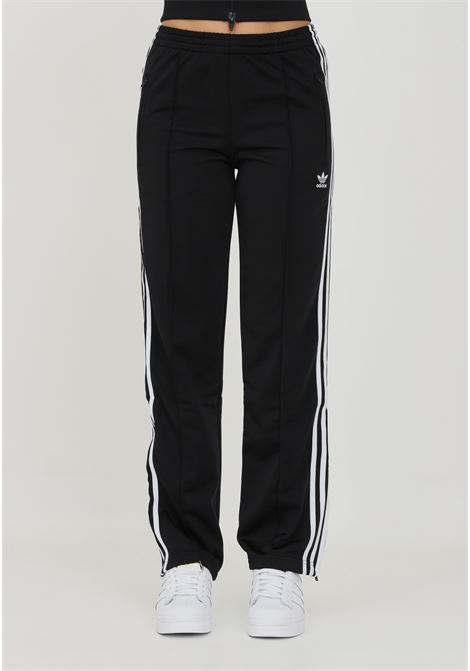 Black adidas sport women's trousers with contrasting side bands ADIDAS | GN2819.