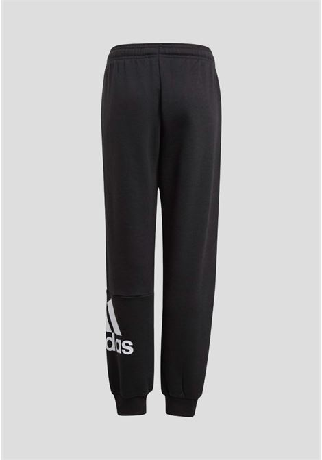 Essentials French Terry Girls' and Boys' Black Sports Pant ADIDAS | Pants | GN4033.