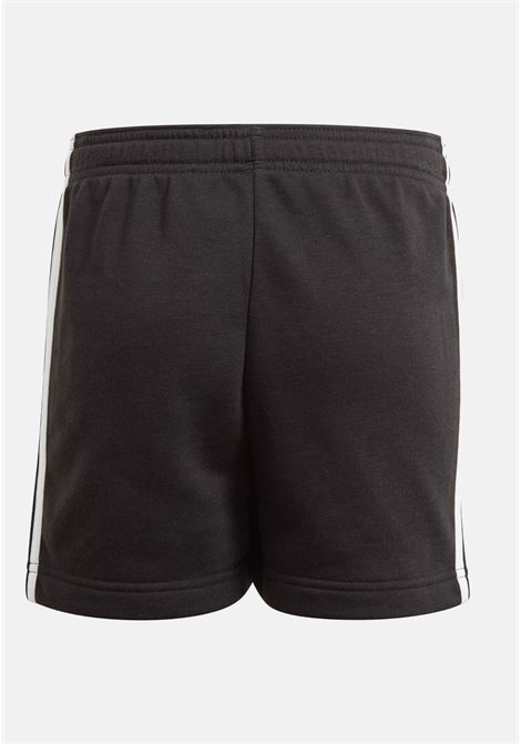Shorts sportivo Adidas Essentials 3-stripes nero per bambino e bambina ADIDAS | Shorts | GN4057.